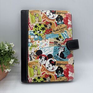 Disney Parks iPad Mini/Kindle Tablet Case Classic Disneyland Print 8.5" L Preown